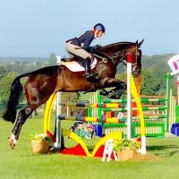 Heidi showjumping Gatcombe Park Eventing Horse Trials
